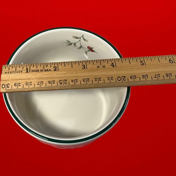 Pfaltzgraff Winterberry Dip Mix Bowl Ramekin Set with Spreader NEW - Picture 10 of 12